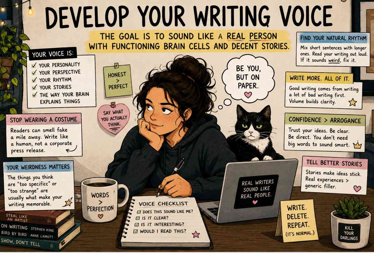 Develop your writing voice